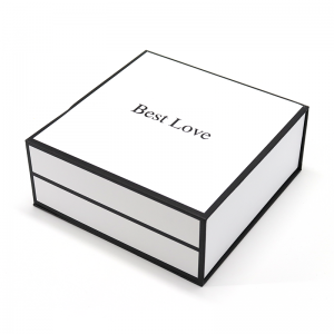 luxury white magnet flap paper box flip top gift boxes clothes dress hand bags white mailer box